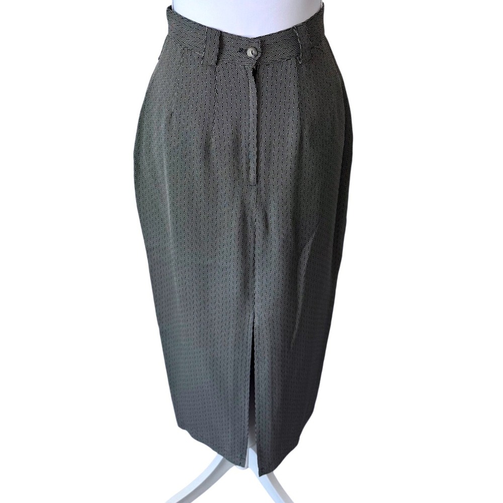 Vintage Pencil Skirt High Waisted Micro Pattern L. Bates Size 4